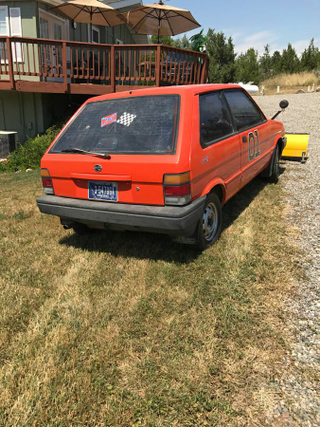 Illustration for article titled For $2,950, Would This 1988 Subaru Justy 4X4 Plow Have You Laughing At The Snow?